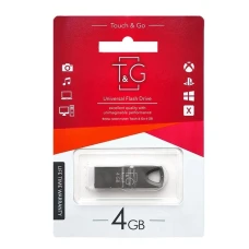 Флеш пам'ять "T&G" 4GB металева серія 117 чорна Флеш пам'ять "T&G" 4GB металева серія 117 чорна