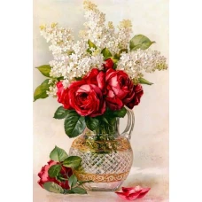 Алмазная мозаика "Go to art" /178801/ "Нежность и страсть" 20*30см на подрамнике