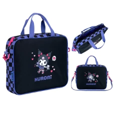 Портфель А4 на блискавці "Kite" /HK26-589-1/ A4, 1 від., 589 Kuromi-1 (1/25)