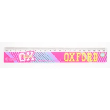 Лінійка 20см пл. "YES" /370432/ "Oxford"(pink) (1/50)