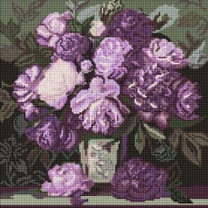 Алмазна мозаїка "Ідейка" /AMO20038/ "Мелодія пелюсткових барв" 40*40см