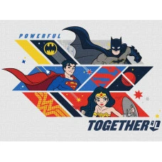 Картина за номерами "Ідейка" /KHO8715/ WB "Super Friends: Powerful together" 30*40см