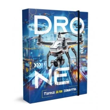 Папка для зошитів 2026 "Рюкзачок" /ПЗ-1/ №1, В5 "Drone" на гумці (1/10) Папка для зошитів 2026 "Рюкзачок" /ПЗ-1/ №1, В5 "Drone" на гумці (1/10)