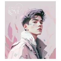 Тетрадь уч. "Школярик" 48л.# /3290K/ "It must be love" выб.УФ-лак (девочка) (10/100)