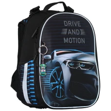 Ранець-рюкзак "CLASS" /2409C/ SchoolCase Mini 2 відд., 35х27х16см, "Drive" (1/4)