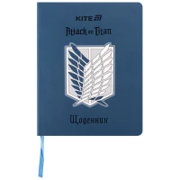 Щоденник шкільний "Kite" /AT25-283/ м'яка обкл. PU, Attack on Titan (1/18)