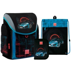 Набір рюкзак + пенал з нап.+ сумка для взуття "Kite" /SET_WK21-583S-4/ Wonder Kite Racing (48435) (1/6)