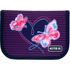 Пенал "Kite" /K21-622-3/ 1 від., 2 відв., без напов. Butterflies (47294) (1/45)