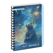 Зошит "YES" А4/144  4в1 /681949/ "Dreamer animals", пластик обкл., з розділ. (3/33)