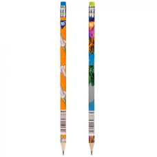 Олівець пр."Yes" /280656/ "Space" з гумкою круглий 36шт/туба, мікс (36/540/2160)