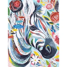 Алмазная мозаика "Go to art" /178840/ "Африканская красотка" 20*30см на подрамнике