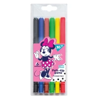 Фломастери "YES" 6 кол. /650512/ "Minnie Mouse" (1/24/384)