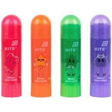 Клей-карандаш 15г "Kite" /K26-1137/ PVP с блестками (12/288) Клей-карандаш 15г "Kite" /K26-1137/ PVP с блестками (12/288)