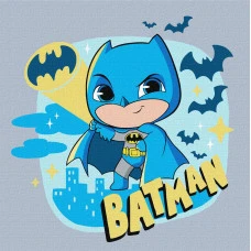 Картина за номерами "Ідейка" /KHO1342/ "Batman: Герой темряви" 25*25см
