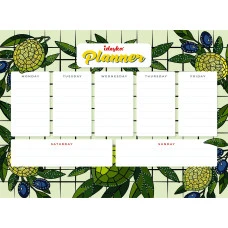 Планер магнітний з алмазною мозаїкою "Ідейка" /AMP20059/ "Лимони" 32*40см