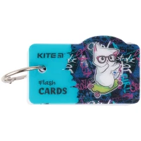 Карточки для записи иностранных слов "Kite" /K21-358-2/ 80 л. "Cat skate" (1/50/100)