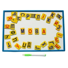 Дошка магнітна 308*207мм "Irbis" /788/ 2-стор., + набір магн. укр. літери, маркер (1/28)