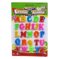 Магніт /8301/ "Алфавіт - англійська мова" 26шт 14,5*22см.  (1/50)