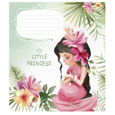 Зошит уч. "Школярик" 12арк.== /2977L/ "Little Princess" Глітер (дівчинка) (30/300)