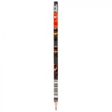 Олівець пр."Yes" /280671/ "Ninja"  з гумкою трикут. 36шт/туба, сіро-червоний (36/540/2160)