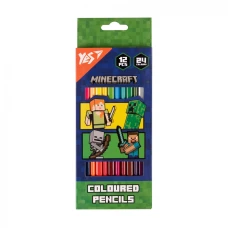 Олівці кольорові "Yes" 24 кол./12 шт /290744/ "Minecraft. Heroes" (1/12/240)