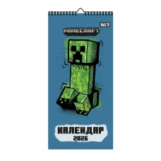 Календар-постер настінний 2026 "YES" /270278/ 20*42см "Minecraft" (1/20) Календар-постер настінний 2026 "YES" /270278/ 20*42см "Minecraft" (1/20)