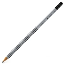 Олівець пр. "Faber-Castell" /117201/ GRIP2001 B з гум. ТРИГРАННИЙ сірий (12)