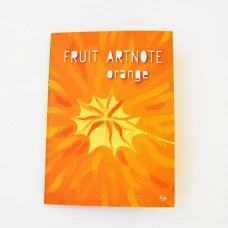 Скетчбук B6/40 "4PROFI" /902651/ ЧИСТІ "Frutti note" orange, кол.вн/бл, термокл, глян/лам, 70г
