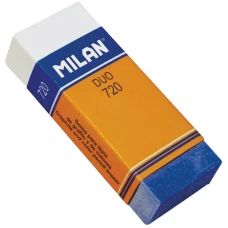 Гумка "MILAN" /720/ прямокутна "DUO"  6,1*2,3*1,2см (20/500)