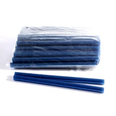 Клей для термопістолета з глітером /1210/ СИНІЙ d=1,1см довжина 19см. (1кг)  (1/25)