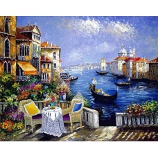 Алмазная мозаика "Go to art" /178952/ "Улюленный город" 30*40см на подрамнике