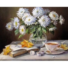 Алмазная мозаика "Go to art" /178963/ "Осенний натюрморт" 30*40см на подрамнике