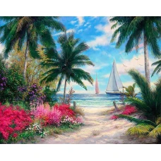 Алмазная мозаика "Go to art" /178966/ "Уголок мечты" 30*40см на подрамнике