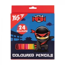 Олівці кольорові "Yes"  24 кол. /290743/ "Ninja" сині (1/6/120)