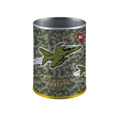 Стакан-підставка для ручок "YES" /708097/ «Military» бочка, метал (1/50/100)