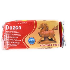 Паста для моделирования "Dozen"/B500/500гр. терракотовая (1/36) Паста для моделирования "Dozen"/B500/500гр. терракотовая (1/36)