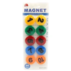 Магніти "JO" /DSCN1567/ "Цифри 1-10" 3,5см, 10шт/блістер  (1/100)