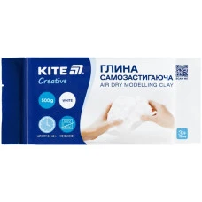 Глина самозастывающая "Kite" /K-291/ Creative, белая, 500 гр (1/24) Глина самозастывающая "Kite" /K-291/ Creative, белая, 500 гр (1/24)