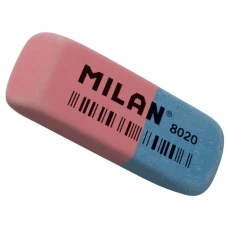 Гумка "MILAN" /CCM8020/ прямокутна червоно-синя з фаскою 6,3*2,4*0,9см (20/500)