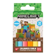 Крейда кольорова 12 шт. "YES" /400555/ "Minecraft" кругла (1/24) Крейда кольорова 12 шт. "YES" /400555/ "Minecraft" кругла (1/24)