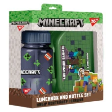 Набір подарунковий "YES" /450144/ 2 предмети: ланчбокс, пляшка "Minecraft"