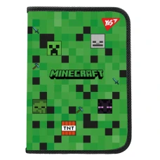 Папка на блискавці А4 "Yes" /492332/ "Minecraft" з внутр. кишенею (1/12/48)