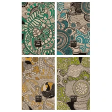 Блокнот 125*200 80арк. "Mandarin" КРАФТ тв.обкл. == диз.1845-1848  (1/24)