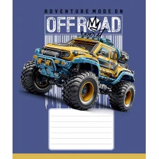 Зошит уч. "Star" 12арк.== /3682L/ Cool Trucks виб.УФ-лак (хлопчик) (30/360)