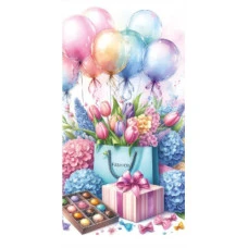 Конверт для грошей "Fiesta" /КВ 25-192/ З найкращими побажаннями (10/300)