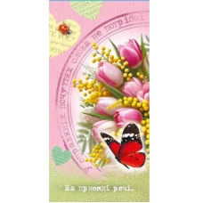 Конверт для грошей "Fiesta" /КВ 25-276/ На приємні речі (10/300)