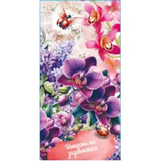 Конверт для грошей "Fiesta" /КВ 25-283/ Витрать на задоволення (10/300)