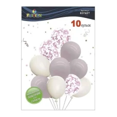 Кульки повітряні "Pelican" /837427/ латексні "Пудрова ніжність" макарун 10шт/уп