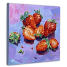Картина за номерами з алмазною мозаїкою "SANTI" /954961/ "Стигла полуниця", 40*40 см