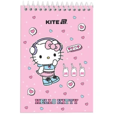 Скетчбук А6/48арк. "Kite" /HK25-196-1/ пласт. спіраль Hello Kitty (1/20)